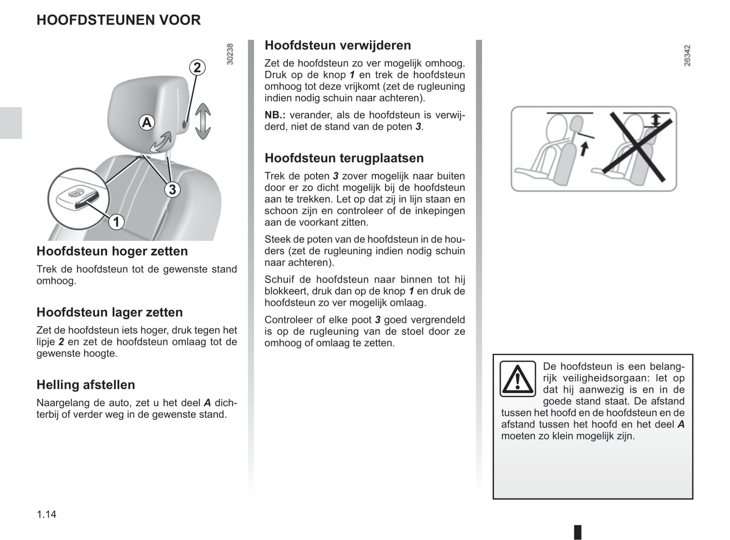 2014-2015 Renault Latitude Owner's Manual | Dutch