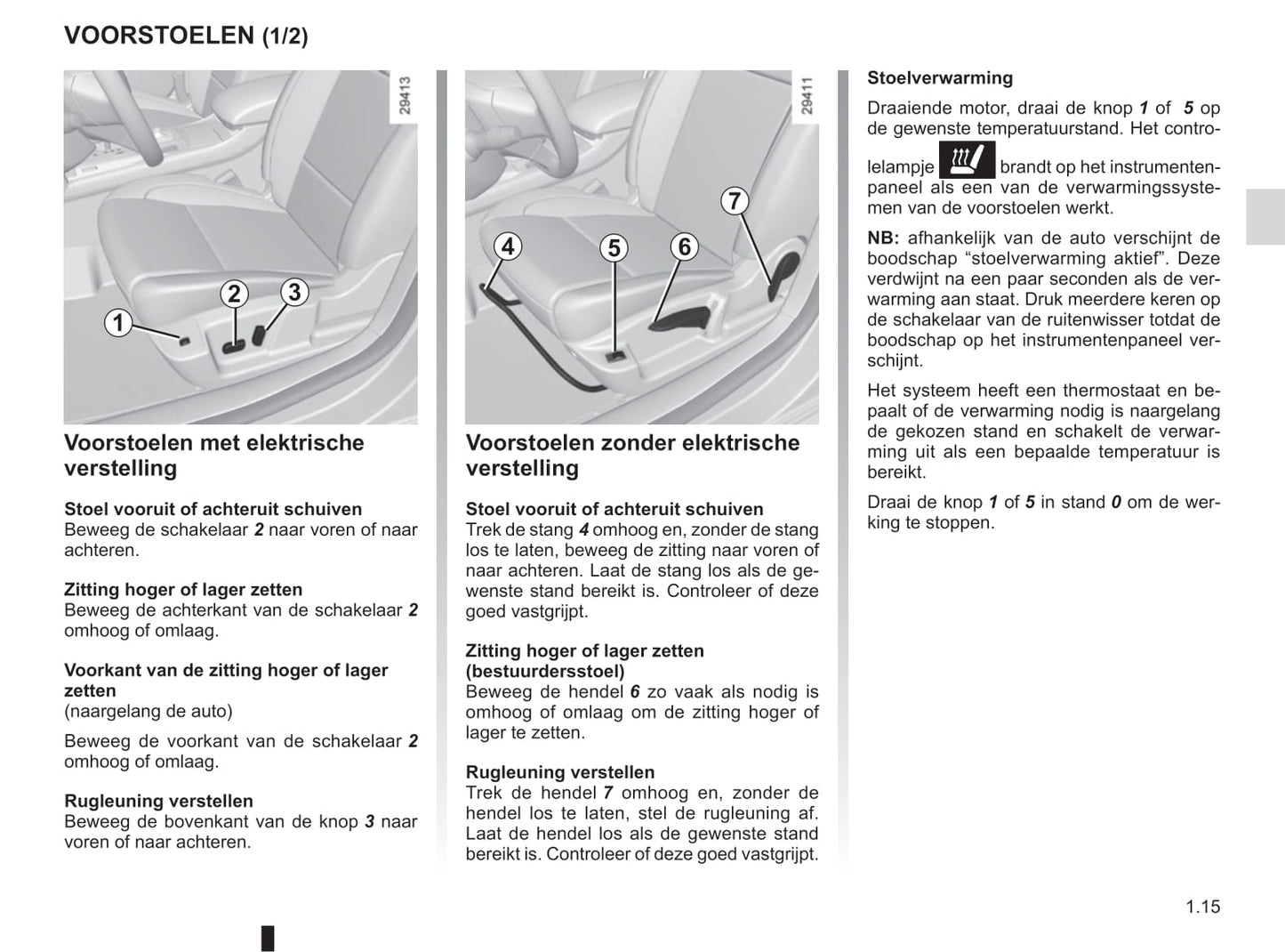 2014-2015 Renault Latitude Owner's Manual | Dutch