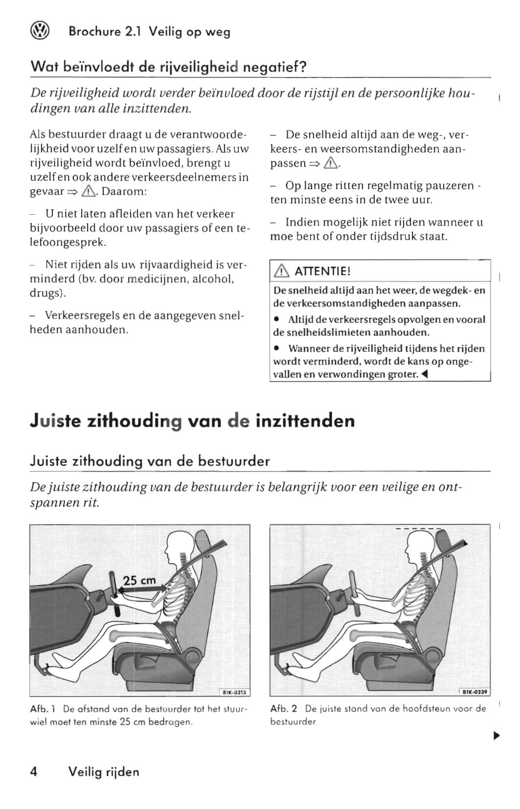 2008-2012 Volkswagen Passat Owner's Manual | Dutch