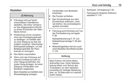 2018-2019 Opel Vivaro Bedienungsanleitung | Deutsch