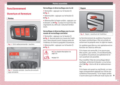 2016-2017 Seat Ibiza Owner's Manual | French