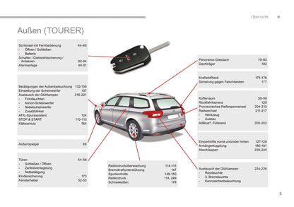 2016-2017 Citroën C5 Gebruikershandleiding | Duits