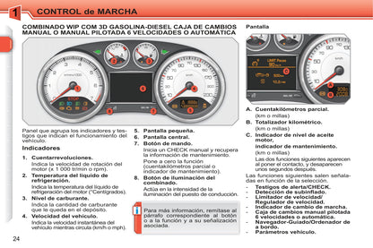 2010-2011 Peugeot 308 Owner's Manual | Spanish