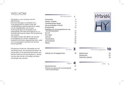 2012-2014 Peugeot 508/508 HYbrid4 Gebruikershandleiding | Nederlands