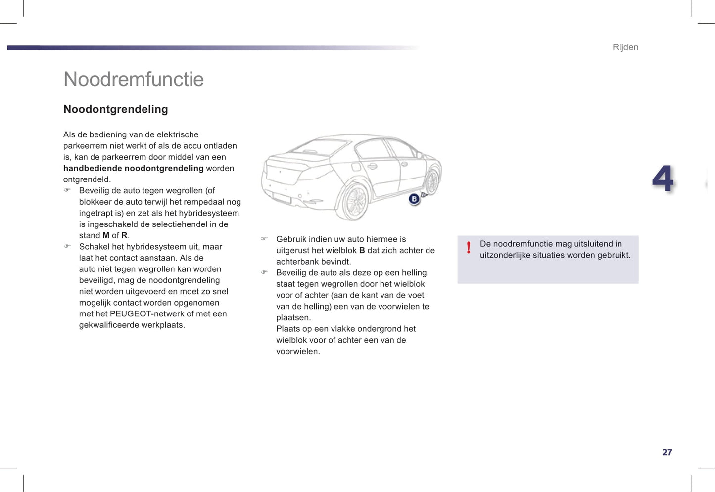 2012-2014 Peugeot 508/508 HYbrid4 Gebruikershandleiding | Nederlands