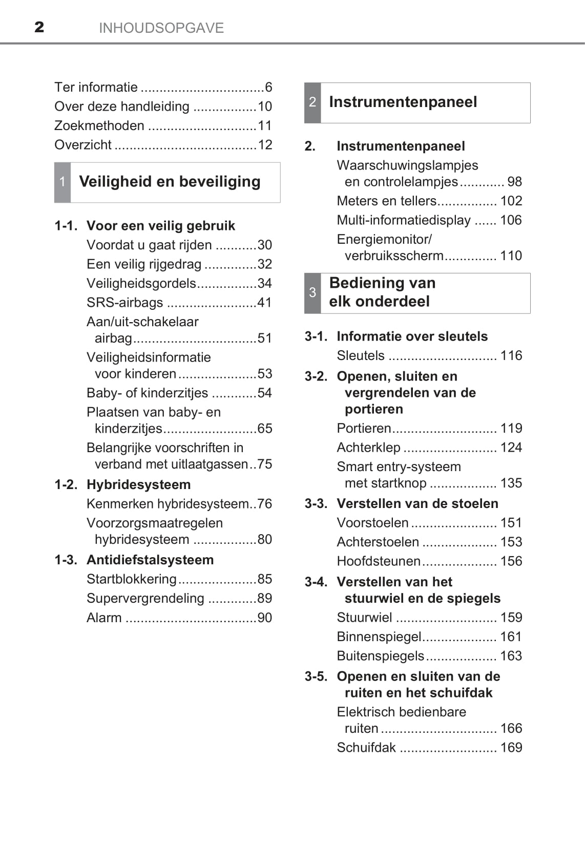 2015-2016 Toyota RAV4 Hybrid Owner's Manual | Dutch