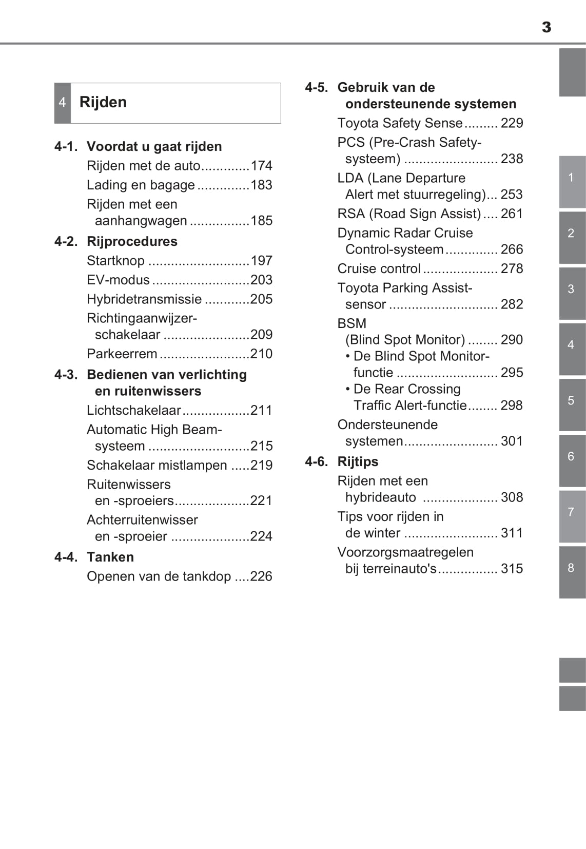 2015-2016 Toyota RAV4 Hybrid Owner's Manual | Dutch