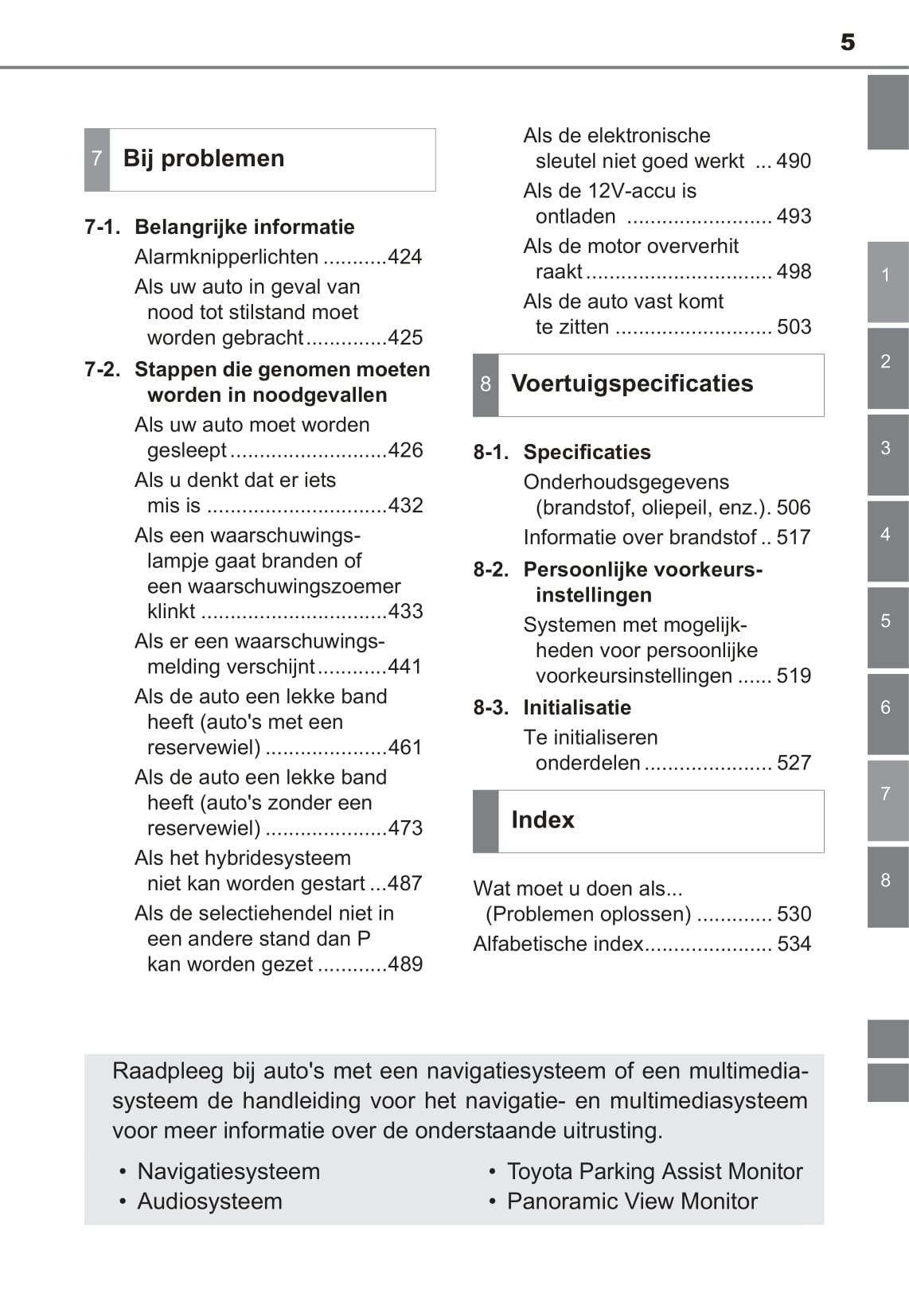 2015-2016 Toyota RAV4 Hybrid Owner's Manual | Dutch