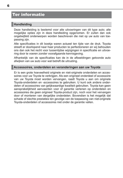 2015-2016 Toyota RAV4 Hybrid Owner's Manual | Dutch