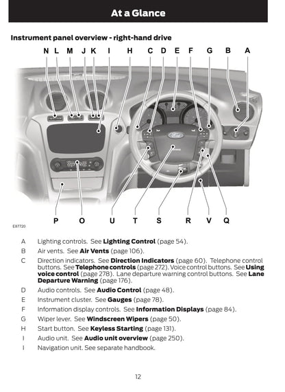 2011-2012 Ford Mondeo Gebruikershandleiding | Engels