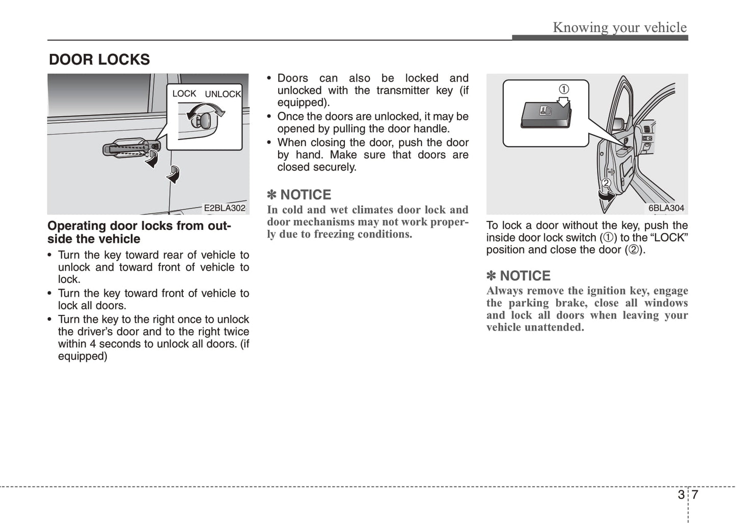 2008 Kia Sorento Owner's Manual | English