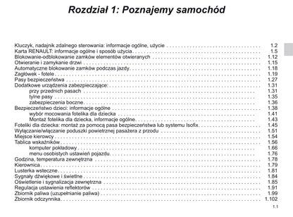 2018-2019 Renault Talisman Owner's Manual | Polish