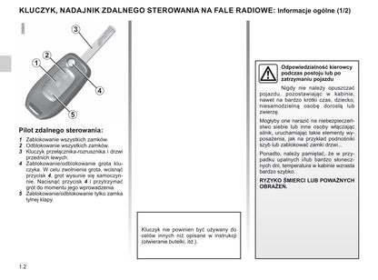 2018-2019 Renault Talisman Owner's Manual | Polish