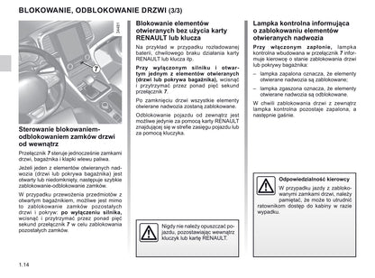 2018-2019 Renault Talisman Owner's Manual | Polish