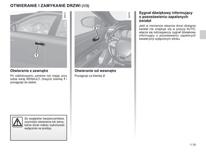 2018-2019 Renault Talisman Owner's Manual | Polish