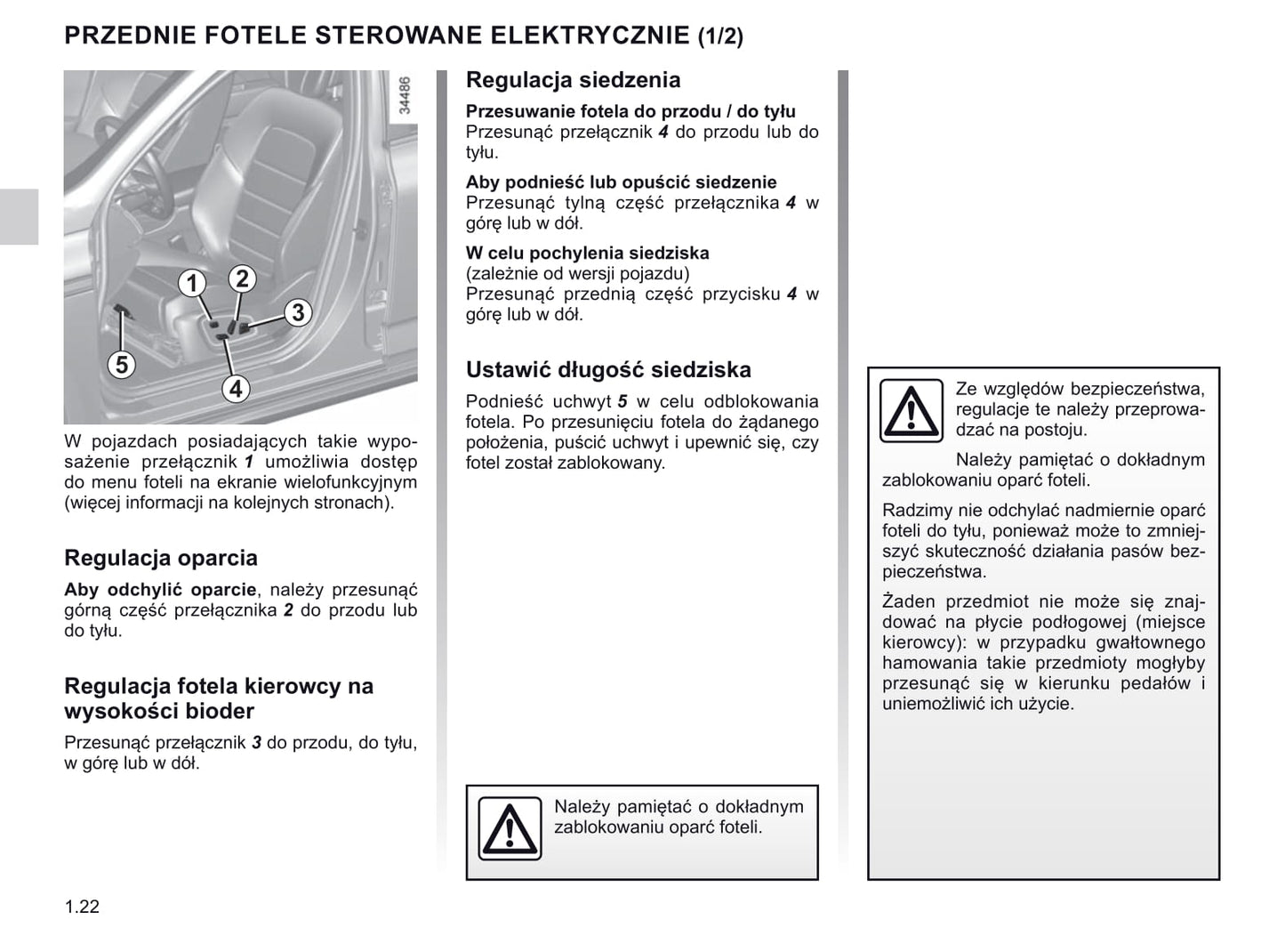 2018-2019 Renault Talisman Owner's Manual | Polish