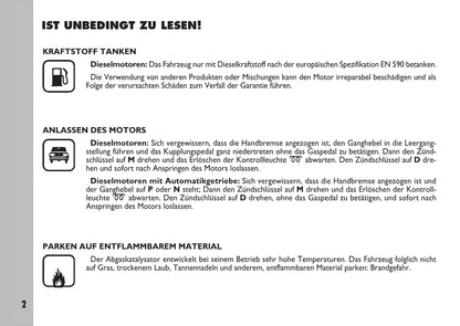 2007-2008 Fiat Ulysse Bedienungsanleitung | Deutsch