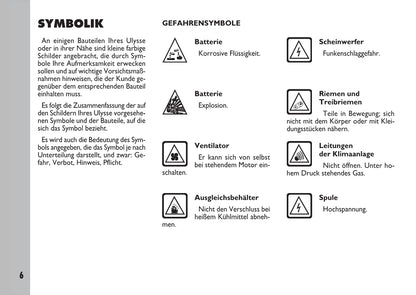 2007-2008 Fiat Ulysse Bedienungsanleitung | Deutsch