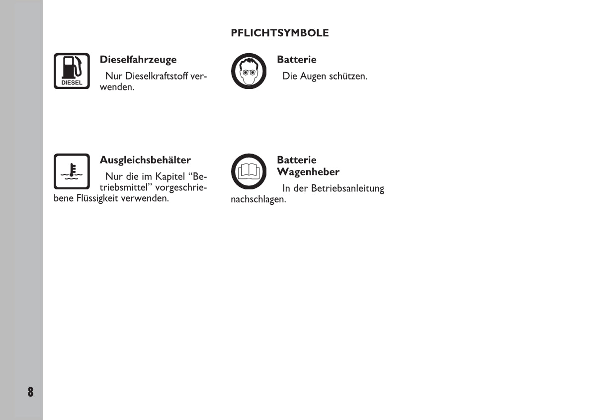 2007-2008 Fiat Ulysse Bedienungsanleitung | Deutsch