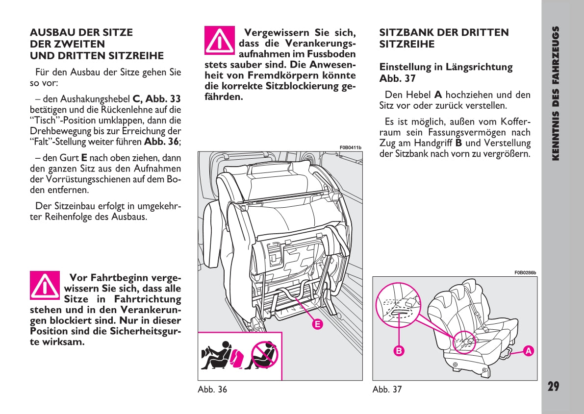 2007-2008 Fiat Ulysse Bedienungsanleitung | Deutsch