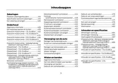 2021-2022 Ford Kuga Vignale Gebruikershandleiding | Nederlands