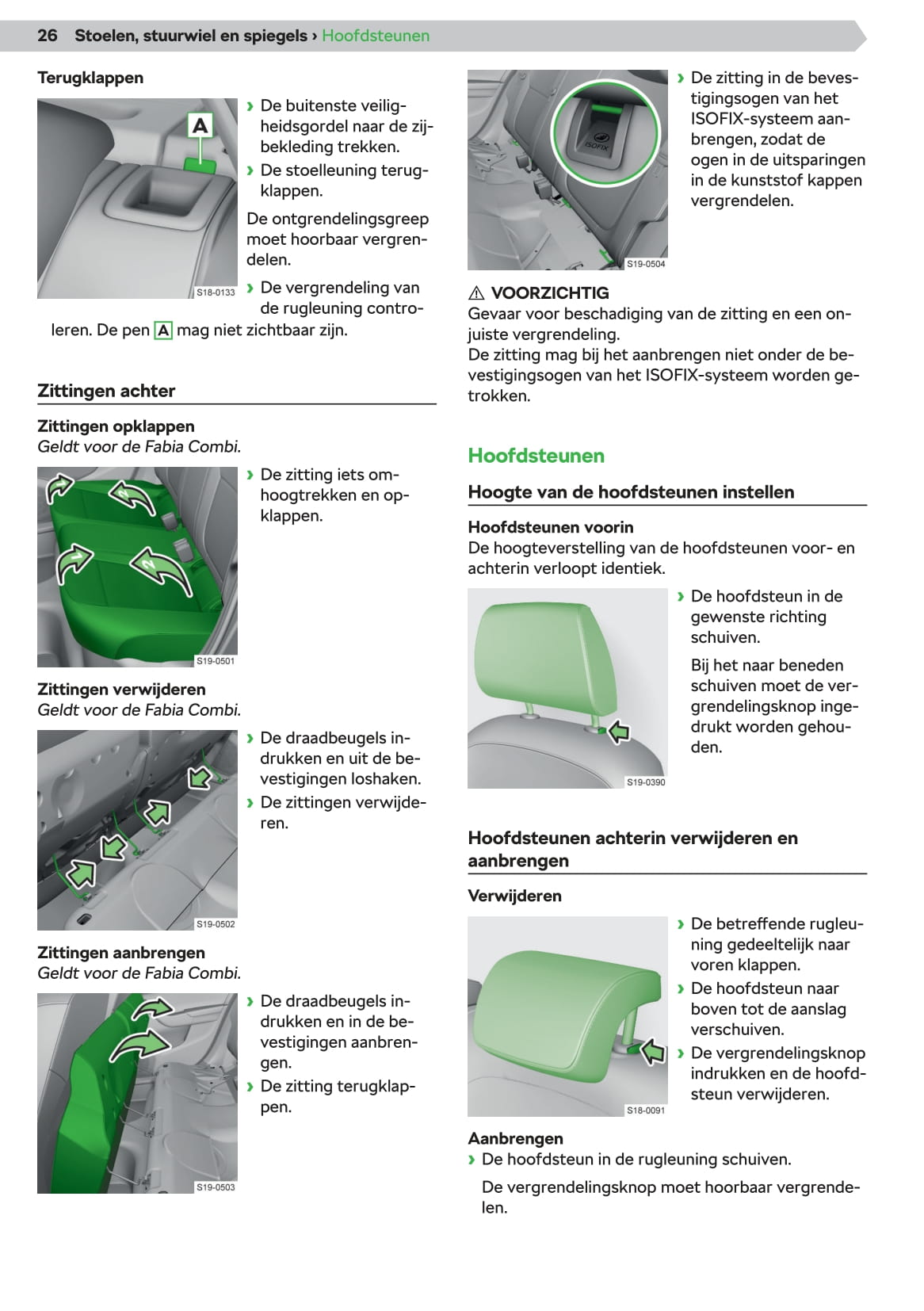 2018-2021 Skoda Fabia Bedienungsanleitung | Niederländisch