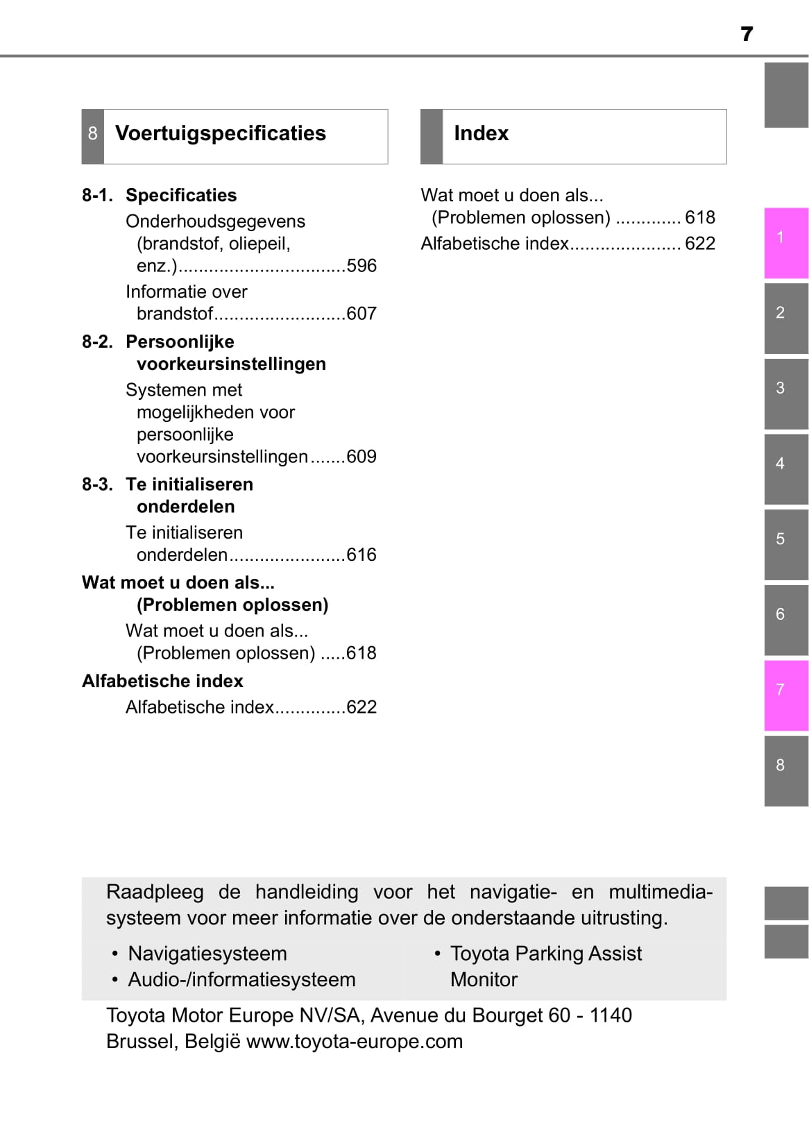 2019 Toyota Camry Hybrid Owner's Manual | Dutch