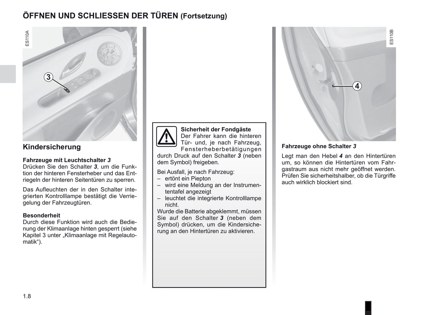 2006-2014 Renault Espace Manuel du propriétaire | Allemand