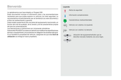 2019-2021 Peugeot 508 Gebruikershandleiding | Spaans