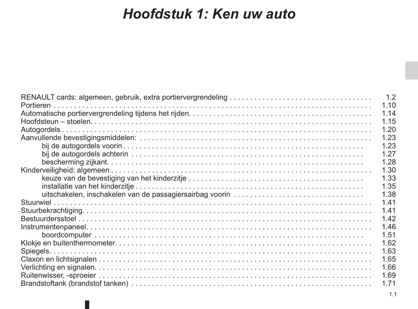 2012-2013 Renault Laguna Coupé Owner's Manual | Dutch