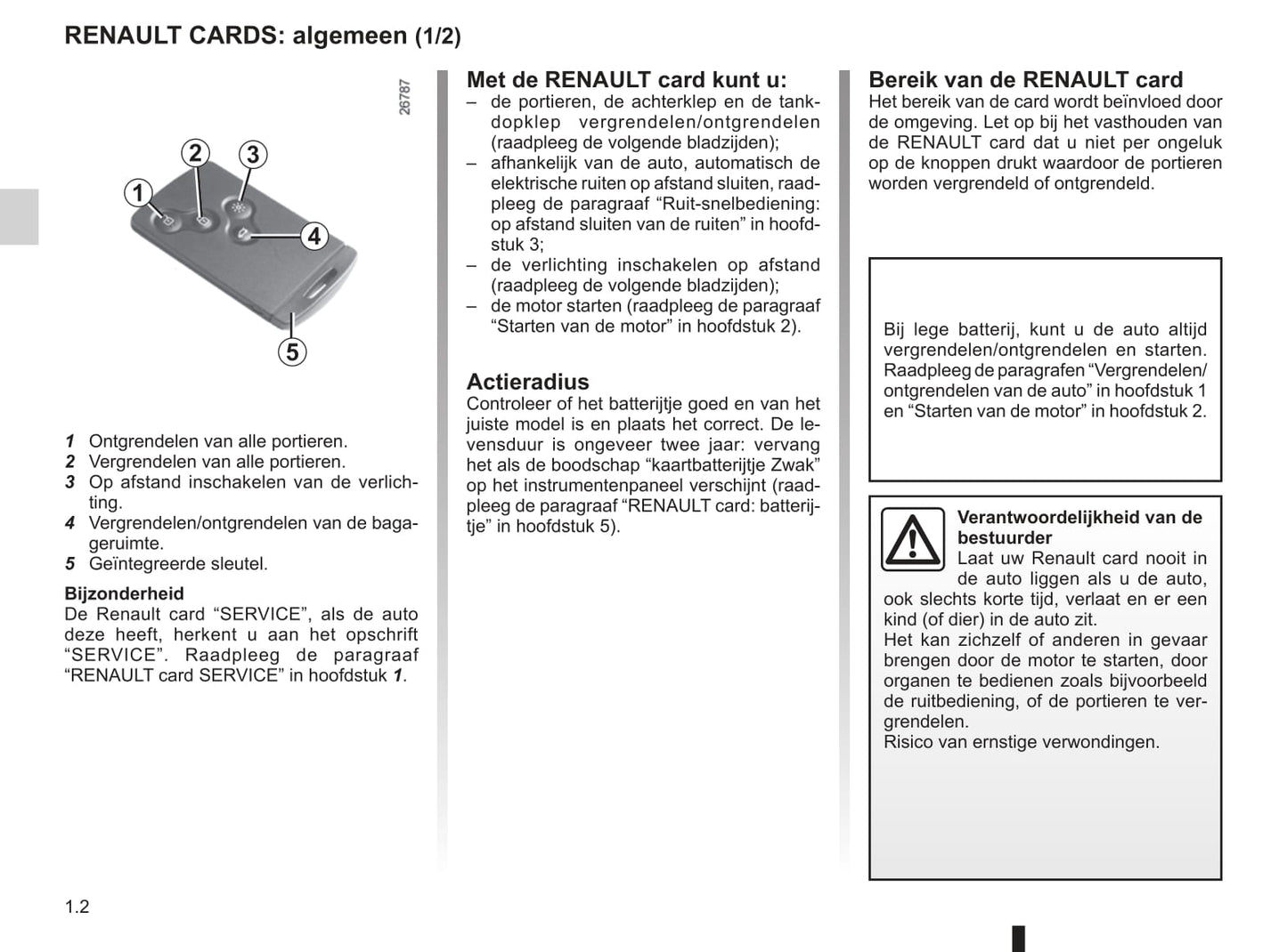 2012-2013 Renault Laguna Coupé Owner's Manual | Dutch