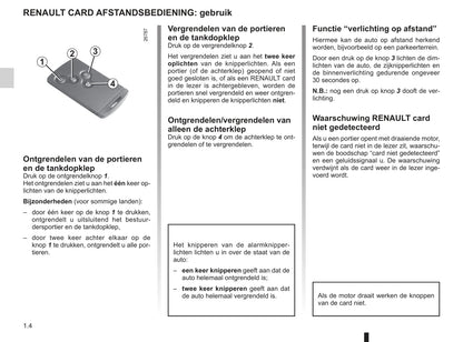 2012-2013 Renault Laguna Coupé Owner's Manual | Dutch