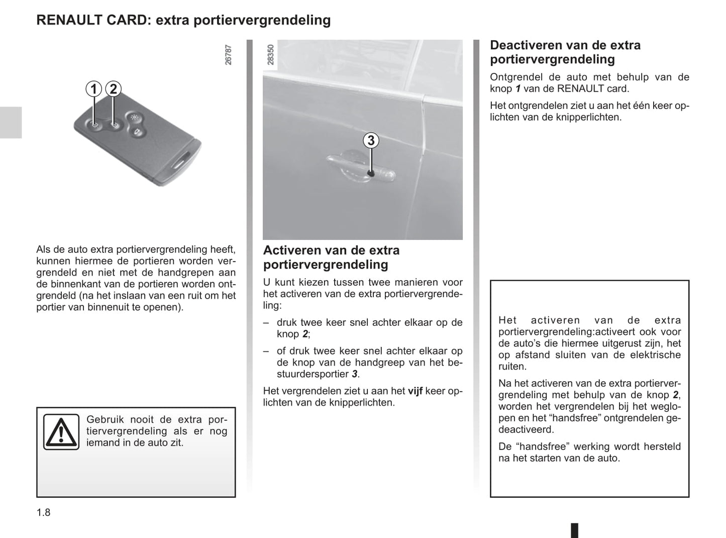 2012-2013 Renault Laguna Coupé Owner's Manual | Dutch