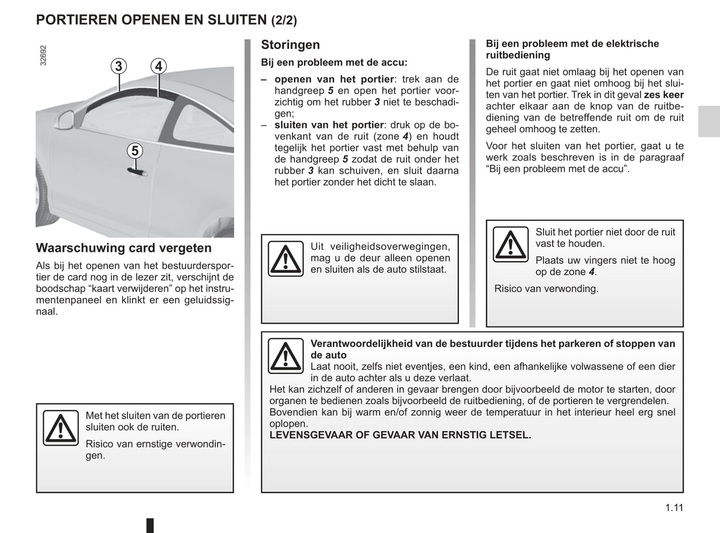 2012-2013 Renault Laguna Coupé Owner's Manual | Dutch