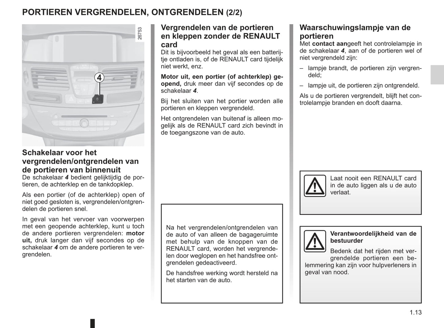 2012-2013 Renault Laguna Coupé Owner's Manual | Dutch