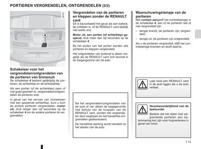 2012-2013 Renault Laguna Coupé Owner's Manual | Dutch