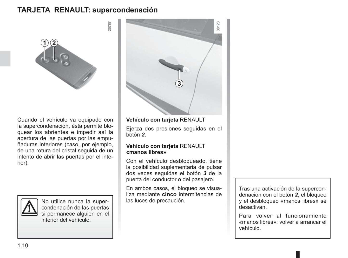 2013-2017 Renault Captur Manuel du propriétaire | Espagnol