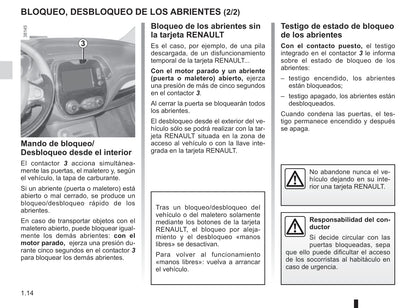 2013-2017 Renault Captur Manuel du propriétaire | Espagnol