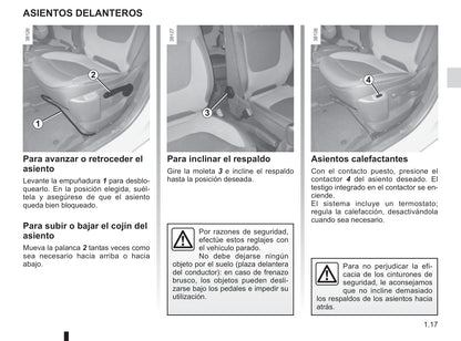 2013-2017 Renault Captur Manuel du propriétaire | Espagnol