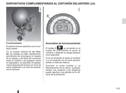 2013-2017 Renault Captur Manuel du propriétaire | Espagnol