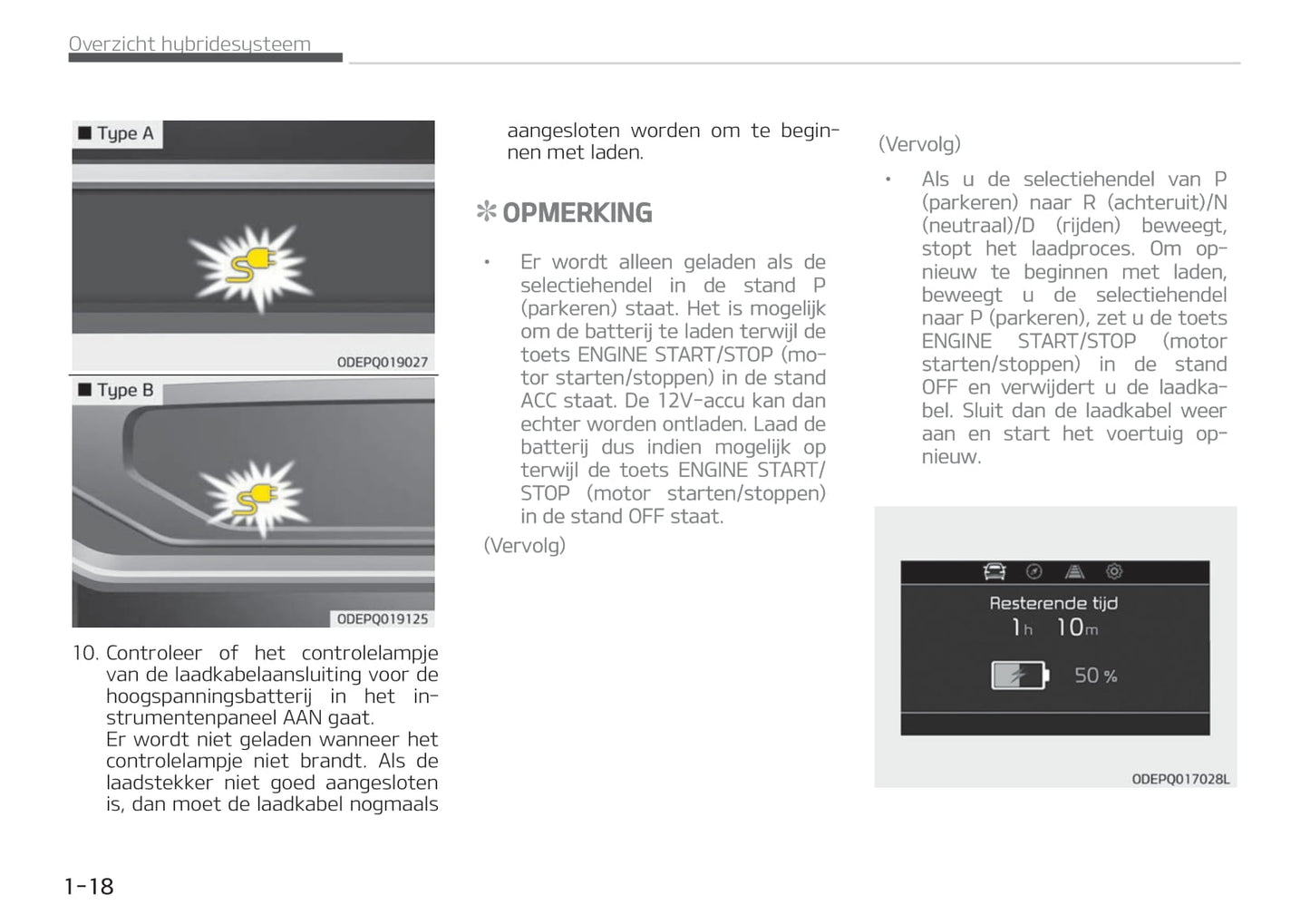 2020-2021 Kia Niro Hybrid/Niro Plug-in Hybrid Owner's Manual | Dutch