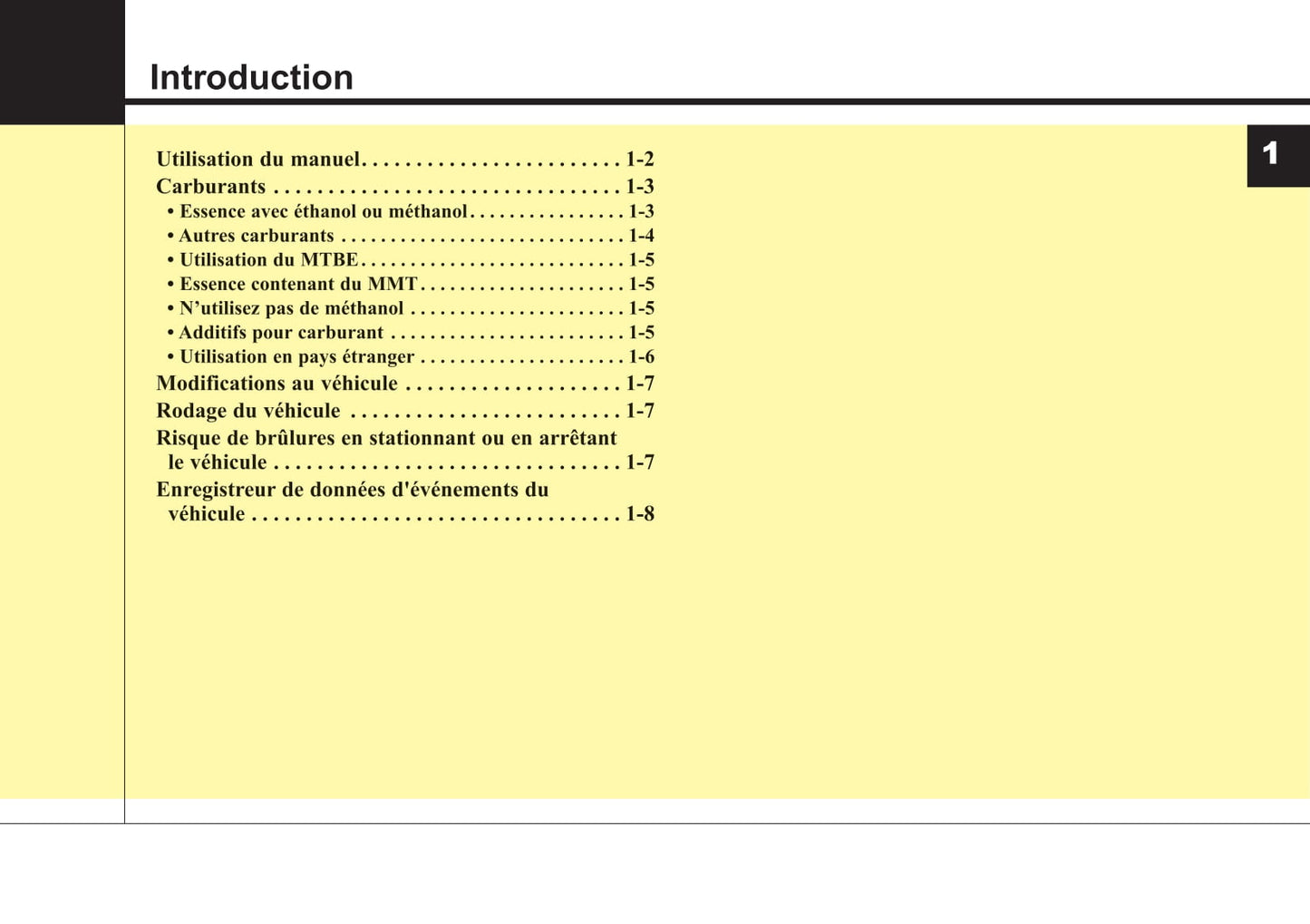 2020 Kia Stinger Owner's Manual | French