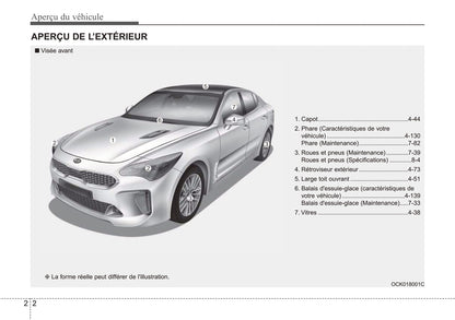 2020 Kia Stinger Owner's Manual | French