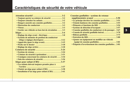 2020 Kia Stinger Owner's Manual | French