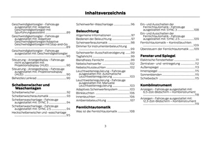 2021-2022 Ford Kuga Vignale/Kuga Vignale Hybrid Owner's Manual | German