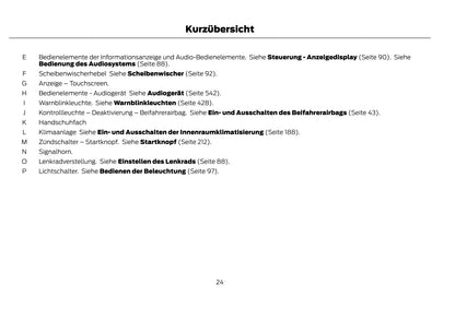 2021-2022 Ford Kuga Vignale/Kuga Vignale Hybrid Owner's Manual | German