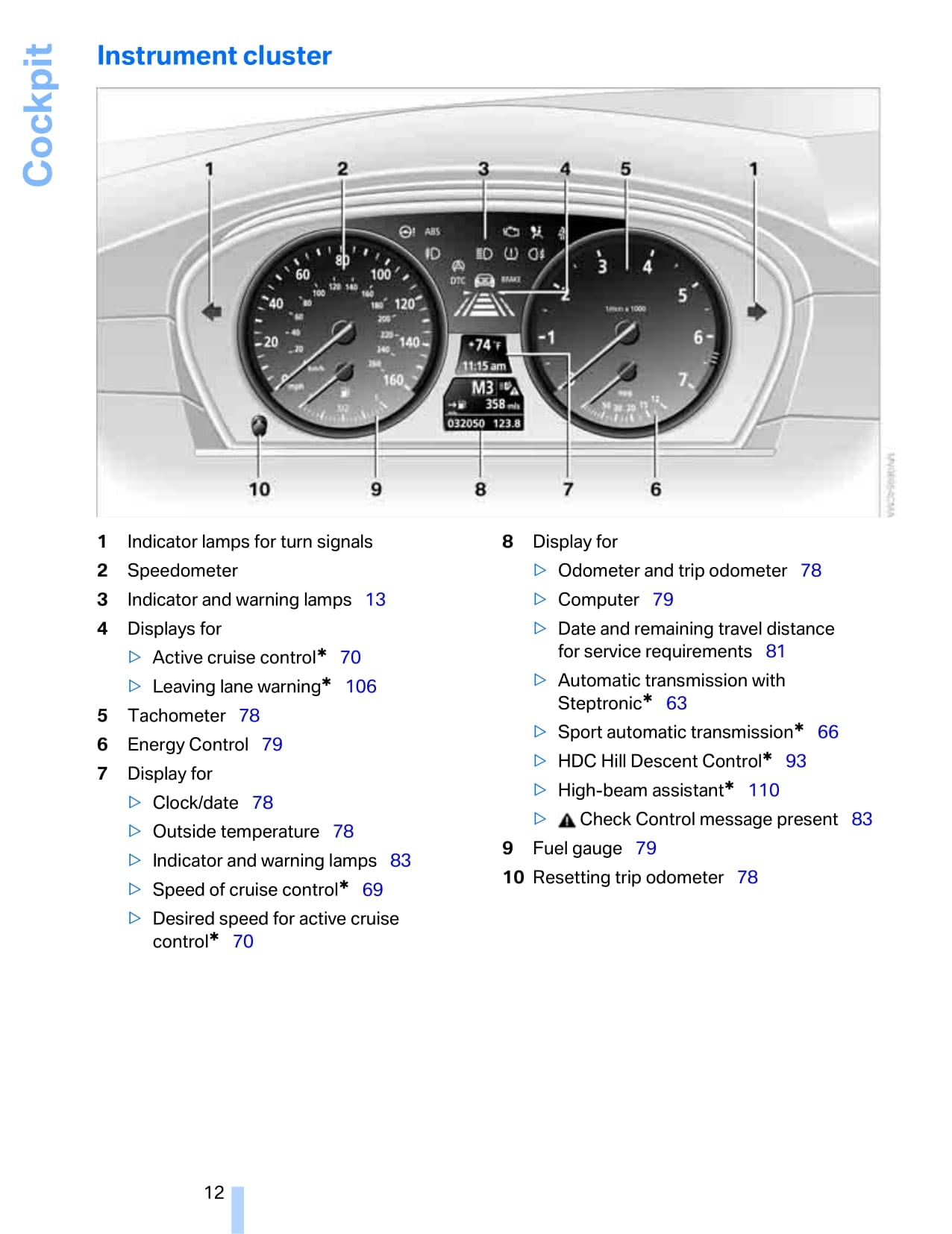 2007-2010 BMW 5-serie Manuel du propriétaire | Anglais