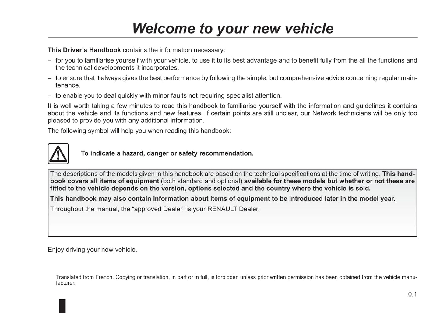 2015-2016 Renault Scénic/Grand Scénic Owner's Manual | English