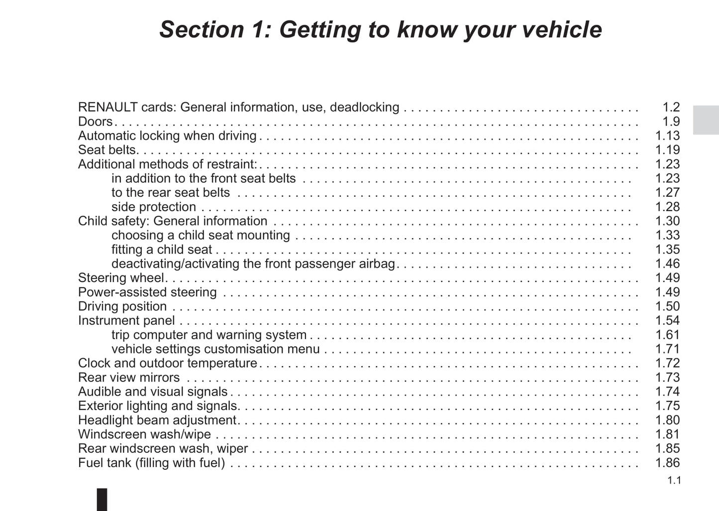 2015-2016 Renault Scénic/Grand Scénic Owner's Manual | English