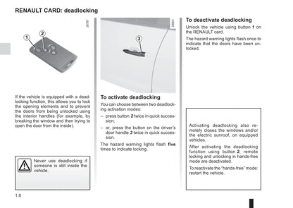 2015-2016 Renault Scénic/Grand Scénic Owner's Manual | English